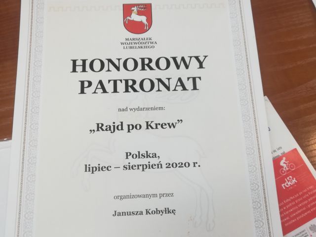 Samotny rajd promujący krwiodawstwo 5