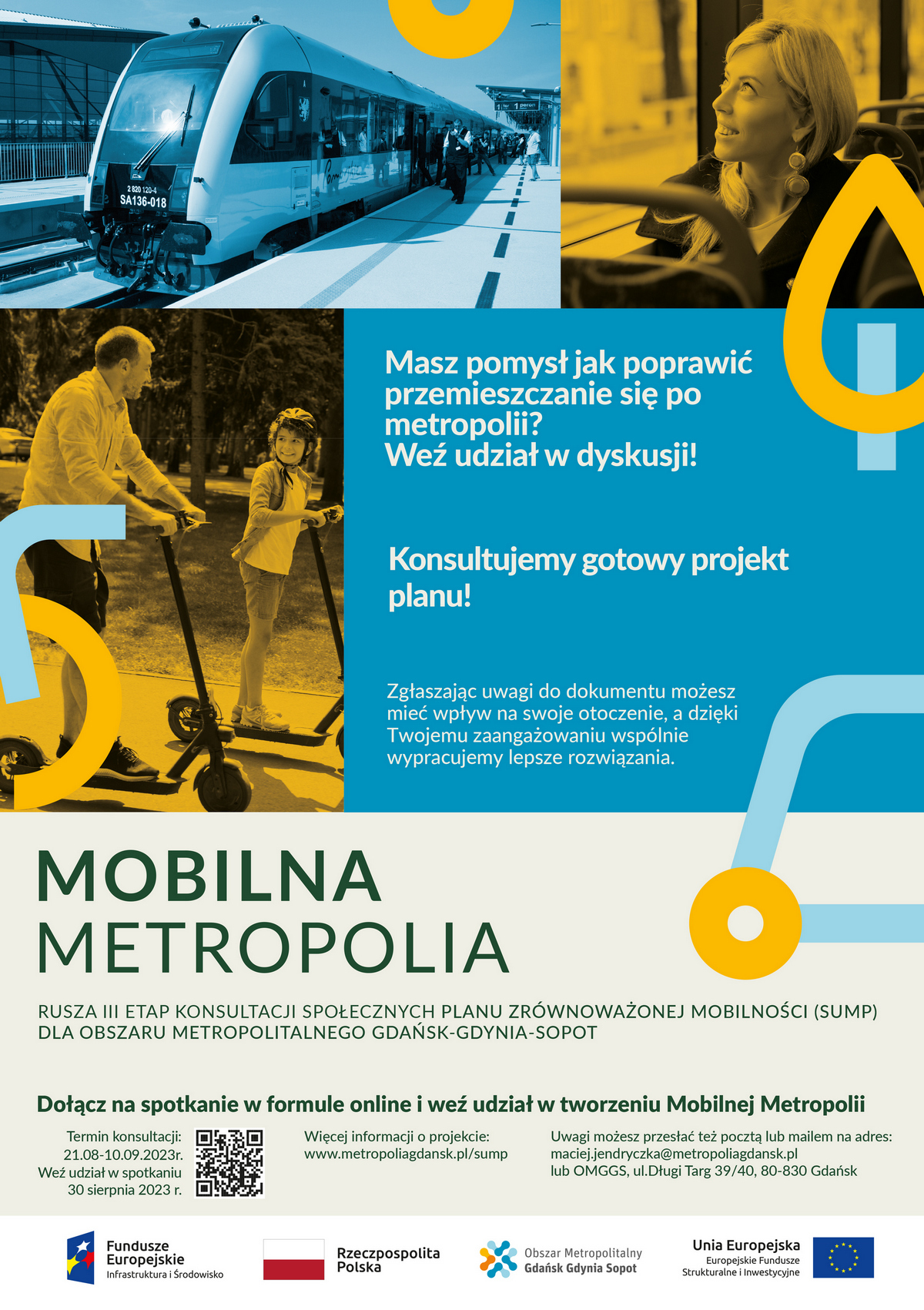 Mobilna metropolia - plakat