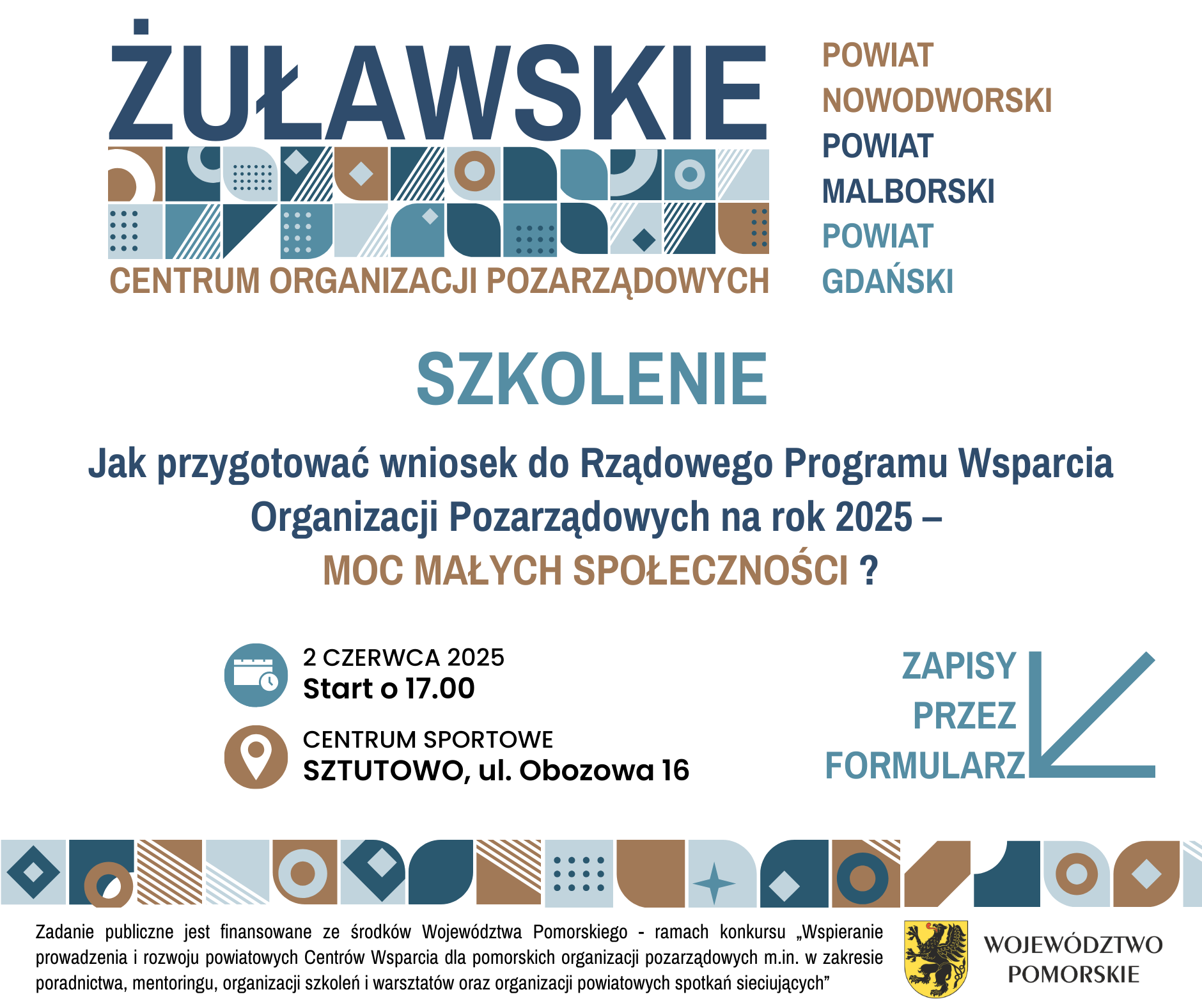 Plakat szkolenie COP