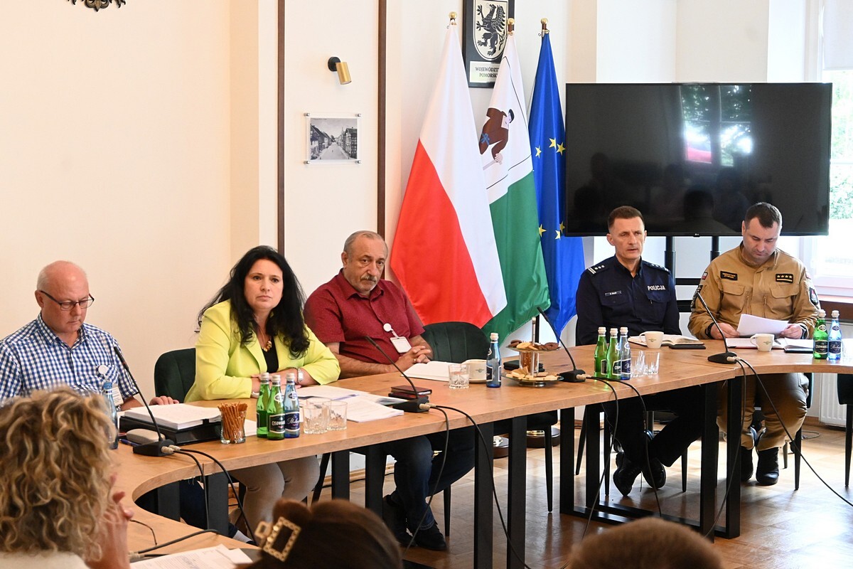 Posiedzenie Powiatowego Zespołu Zarządzania Kryzysowego