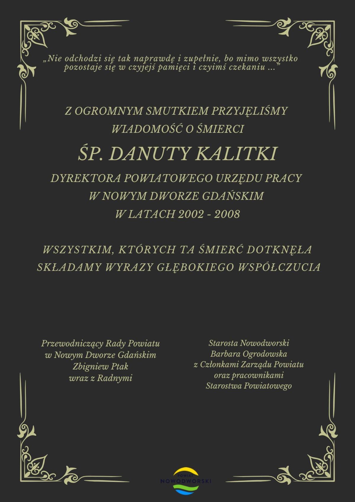 Kondolencja p. Danuta Kalitka 582057144_1303497131580848_3525367816152712045_n