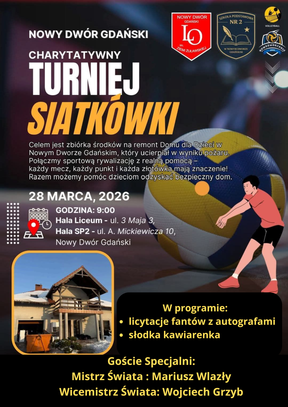 CHARYTATYWNY TURNIEJ PIŁKI SIATKOWEJ 1