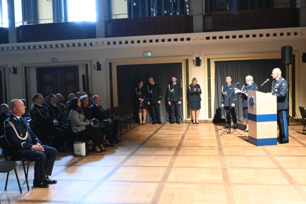 uroczyste mianowanie komendanta policji