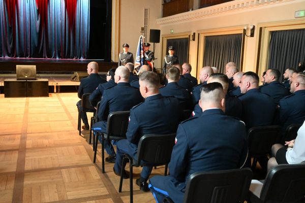 uroczyste mianowanie komendanta policji