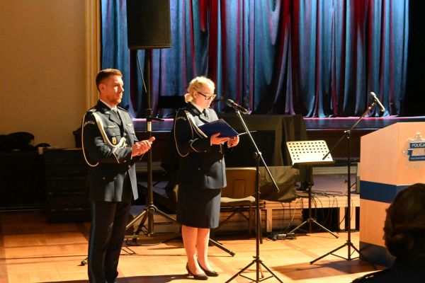 uroczyste mianowanie komendanta policji