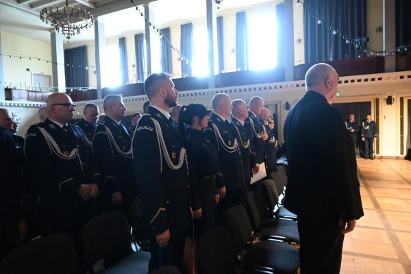 uroczyste mianowanie komendanta policji