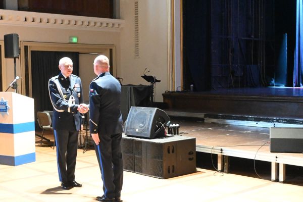 uroczyste mianowanie komendanta policji