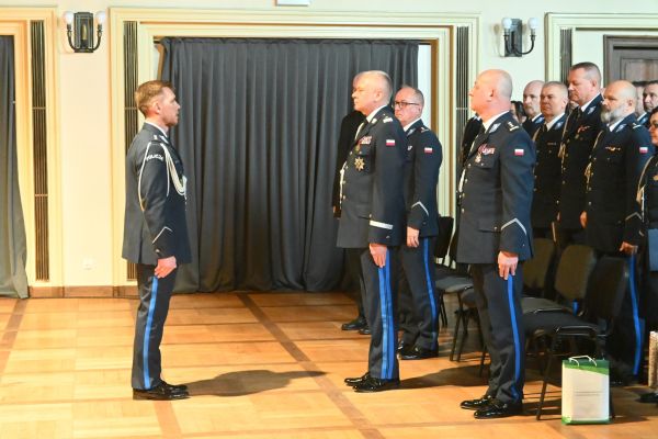 uroczyste mianowanie komendanta policji