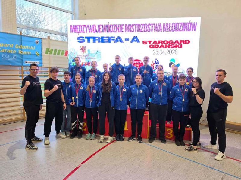 MIEDZYWOJEWODZKIE MISTRZOSTWA MŁODZIKÓW W KARATE STREFY A 1
