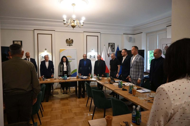 Posiedzenie Powiatowego Zespołu Zarządzania Kryzysowego 9