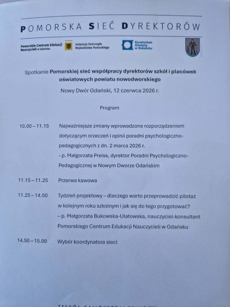 SPOTKANIE SIECI DYREKTORÓW 1