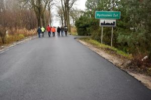 2 kilometry nowej drogi powiatowej oddano do użytku. Rychnowo Żuławskie – Myszewko.
