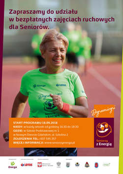 JESIENNA EDYZJA DYNAMICZNYCH SENIORÓW Z ENERGIĄ