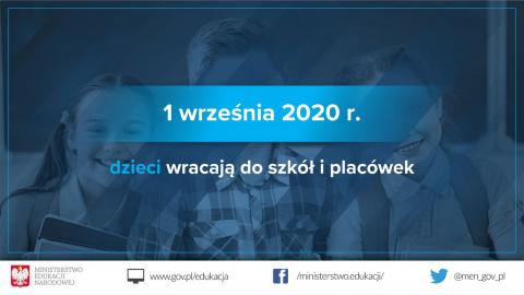 BEZPIECZNY POWRÓT DO SZKÓŁ. WYTYCZNE MEN,MZ I GIS