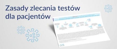 zasady zlecania testów dla pacjentów