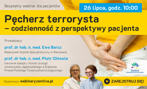 PĘCHERZ TERRORYSTA - WEBINAR DLA PACJENTÓW