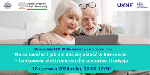 WEBINARIUM CEDUR DLA SENIORÓW