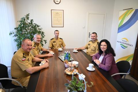 SPOTKANIE Z PRZEDSTAWICIELAMI STRAŻY POŻARNEJ