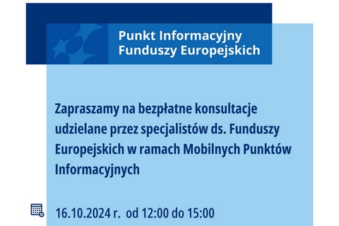 PUNKT INFORMACYJNY FUNDUSZY EUROPEJSKICH