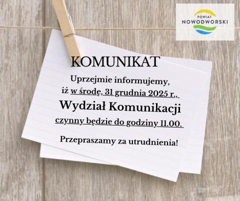 KOMUNIKAT