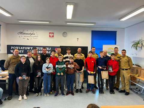 TURNIEJ WIEDZY POŻARNICZEJ